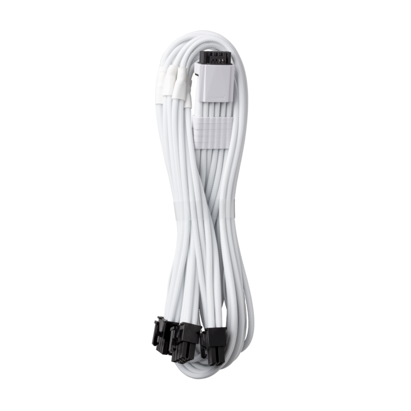 CableMod E-Series Pro ModMesh Sleeved 12VHPWR PCIE Cable for EVGA White