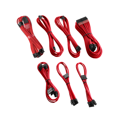 CableMod E-Series Pro ModMesh Sleeved 12VHPWR Cable Kit for EVGA Red