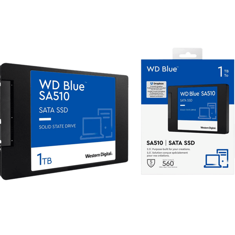 overgive Antagonisme Tilfredsstille Western Digital WD Blue SA510 SATA SSD 1TB - PCGamerz Online Store